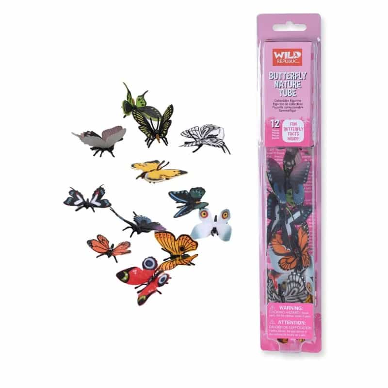 Nature Tube Butterfly Figurines - 13"