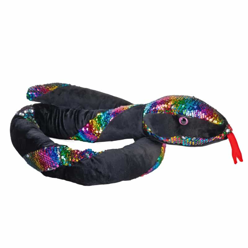 Snakesss Rainbow Twist Stuffed Animal - 54"