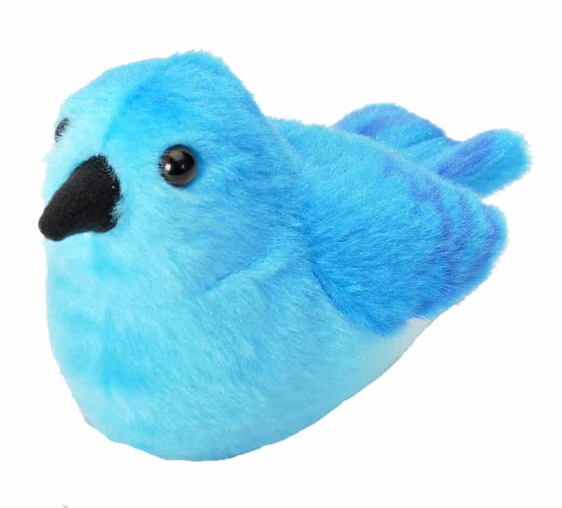 Audubon Birds Mountain Bluebird Stuffed Animal - 5.5"