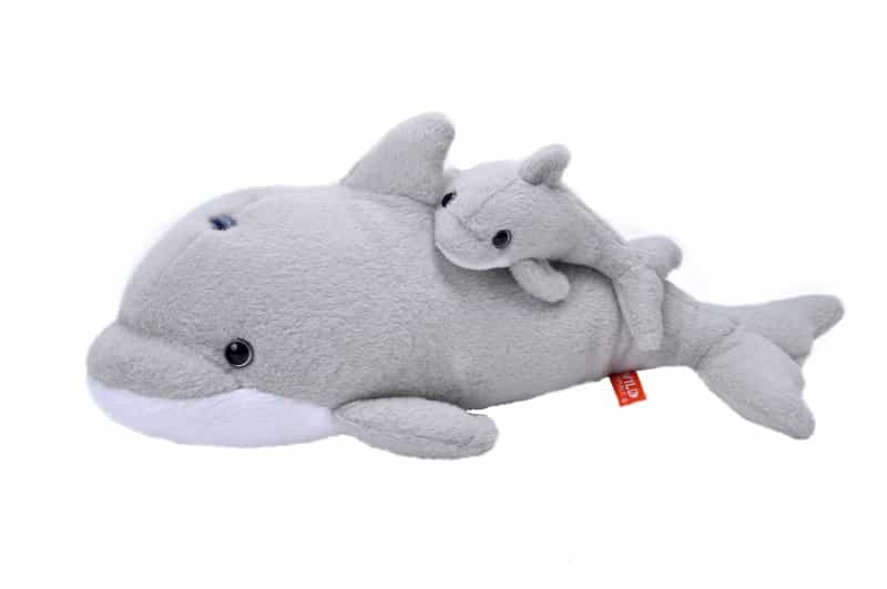Mom & Baby Dolphin Stuffed Animal - 12"