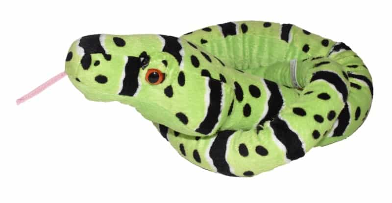 Snakesss Green Rock Rattlesnake Stuffed Animal - 54"
