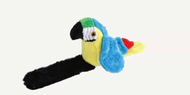 Perching Parrot Blue & Yellow Macaw Stuffed Animal - 7"