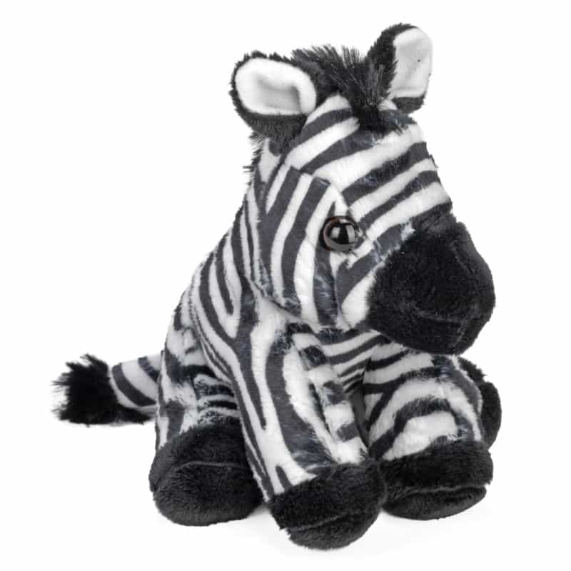 Pocketkins Eco Zebra Stuffed Animal - 5"