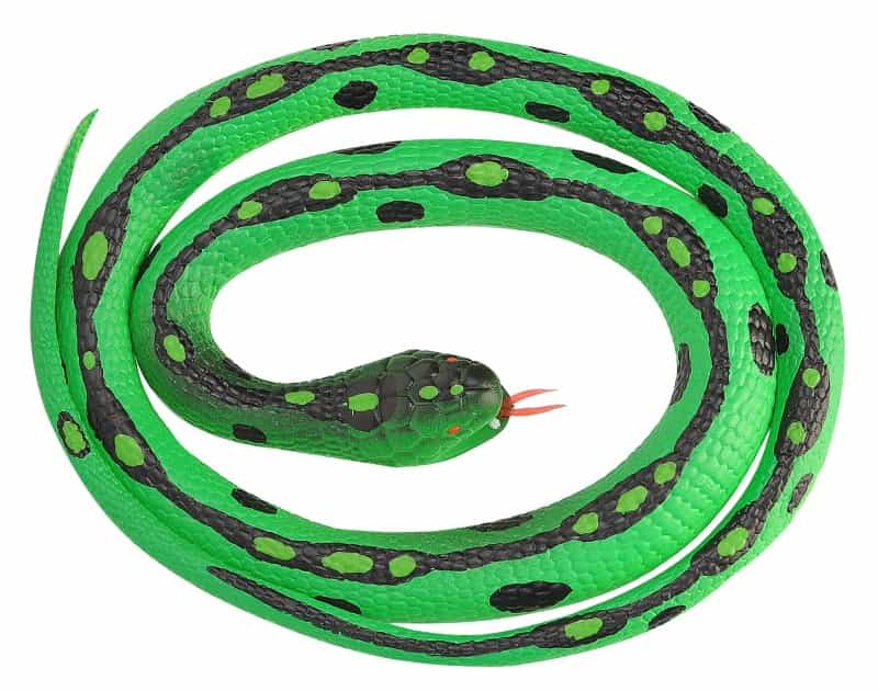 Rubber Snakes Green Garden Snake - 46"