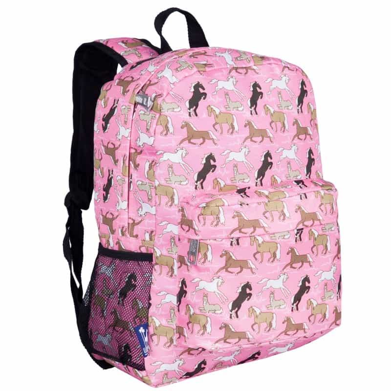 Horses In Pink 16 Inch Backpack