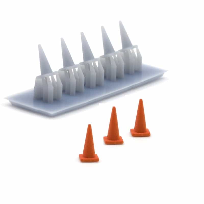 N Scale Traffic Cones By Scientific, Package Of 36