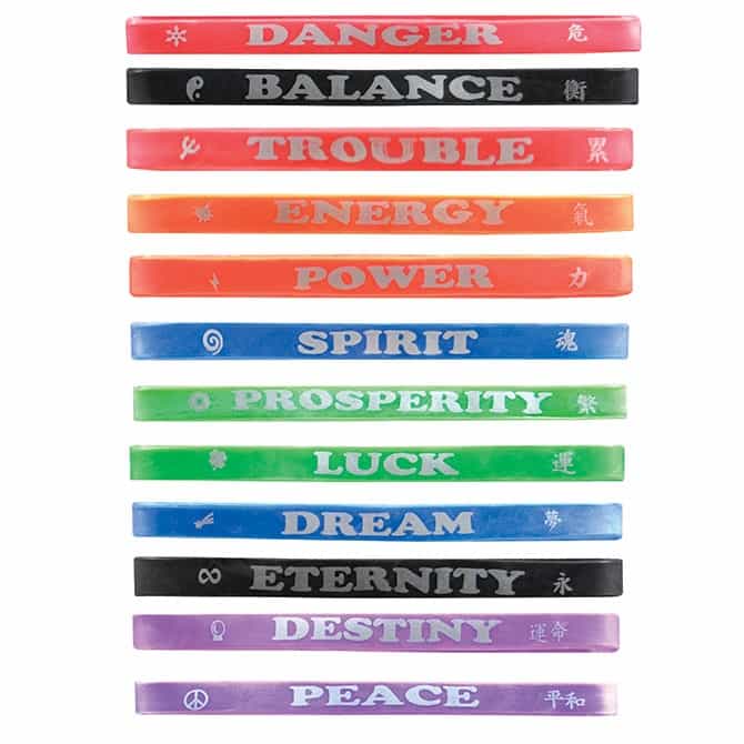 Karma Bands Asst (100Pcs)