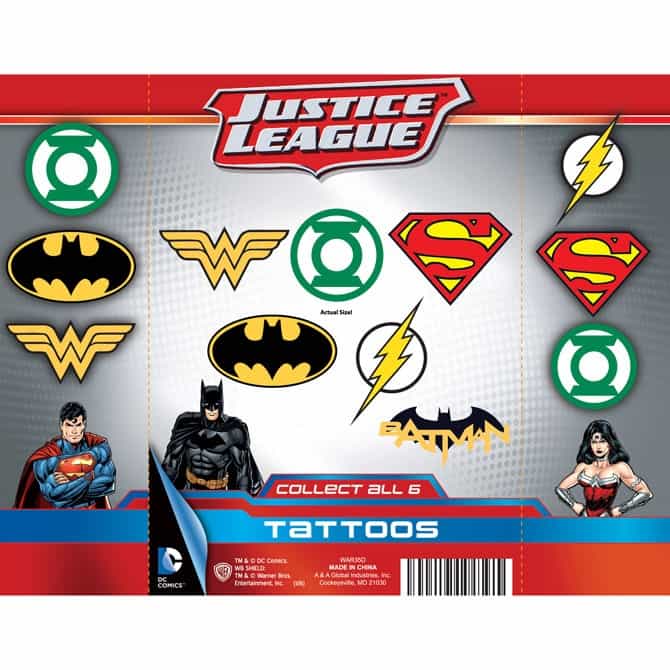 Dc Comics™ Logo Tattoos In Bulk Bag (1200Pcs)
