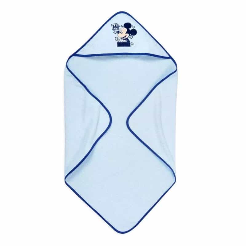 Blue Mickey Mouse Star Kids Hooded Towel Premium Cotton