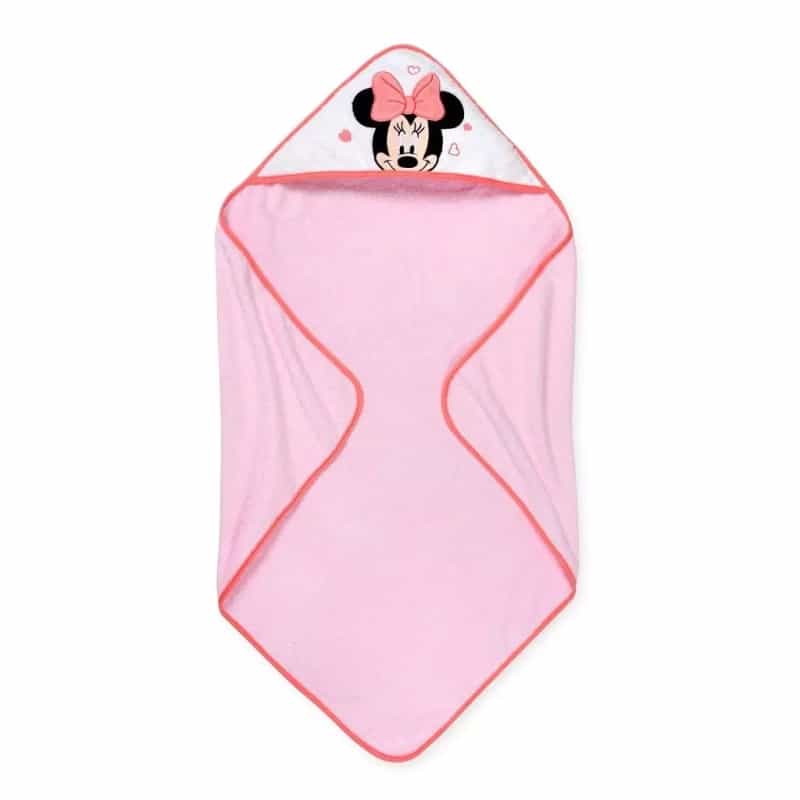 Pink Minnie Mouse Kids Hooded Towel Premium Cotton
