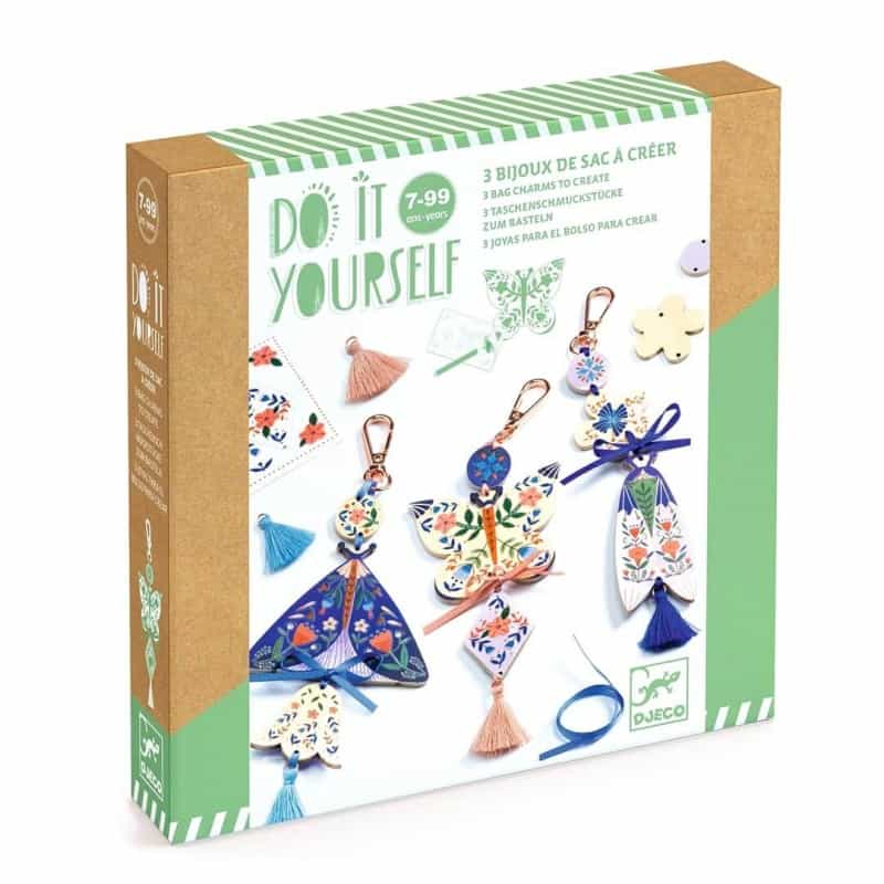 Butterflies Diy Keychain Craft Kit