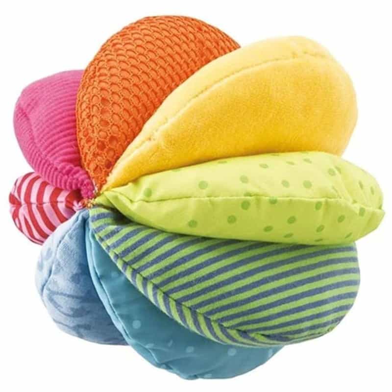 Rainbow Fabric Baby Ball