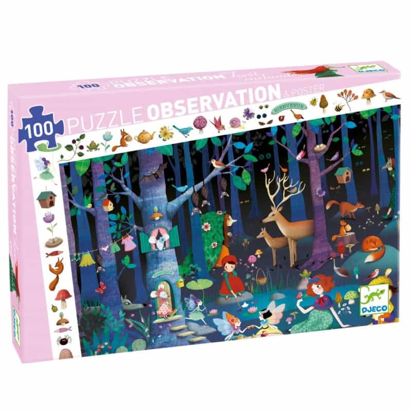 Enchanted Forest Observation Jigsaw Puzzle - 100 Piece