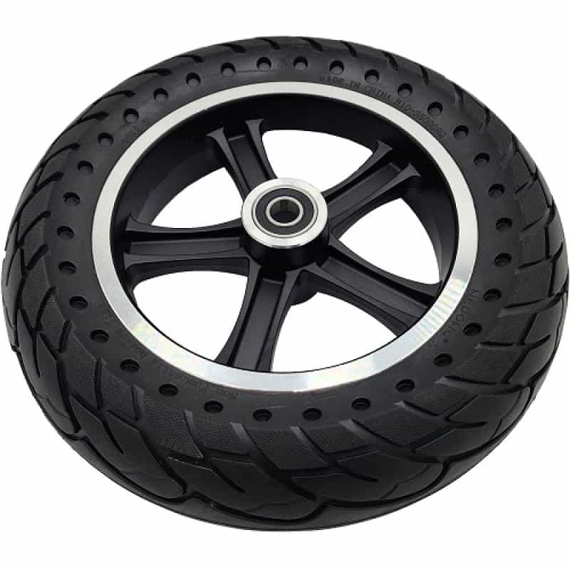 Mototec 48V 700W Folding Trike Front Wheel Solid Tire