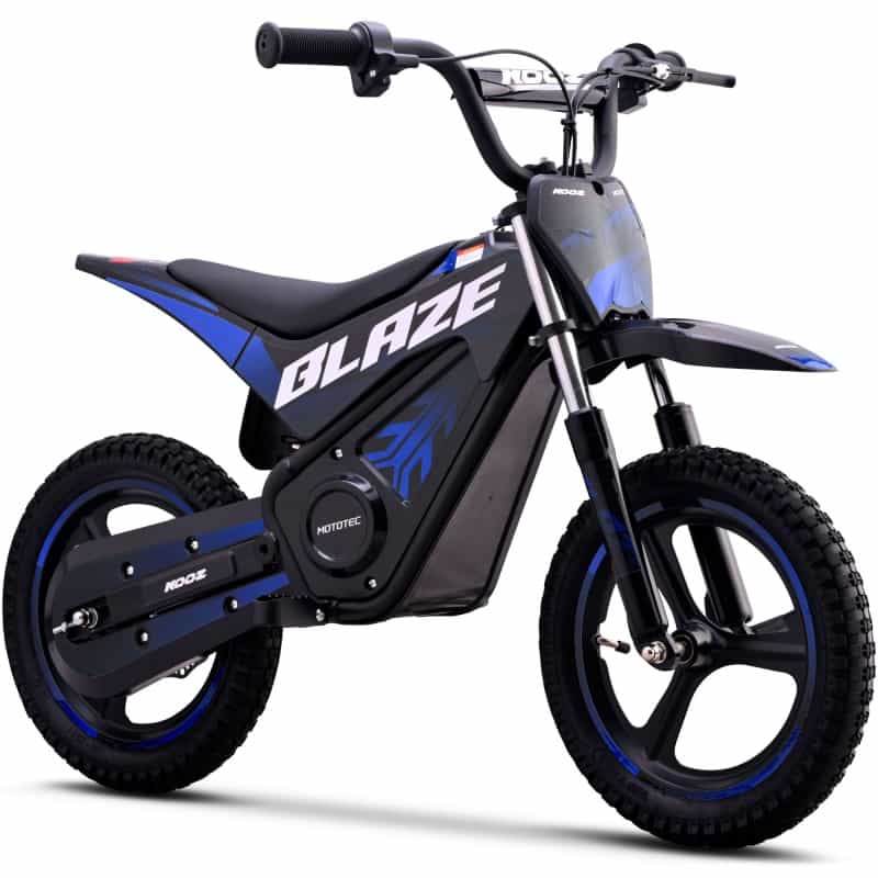 Mototec 36V 350W Blaze Electric Dirt Bike Blue