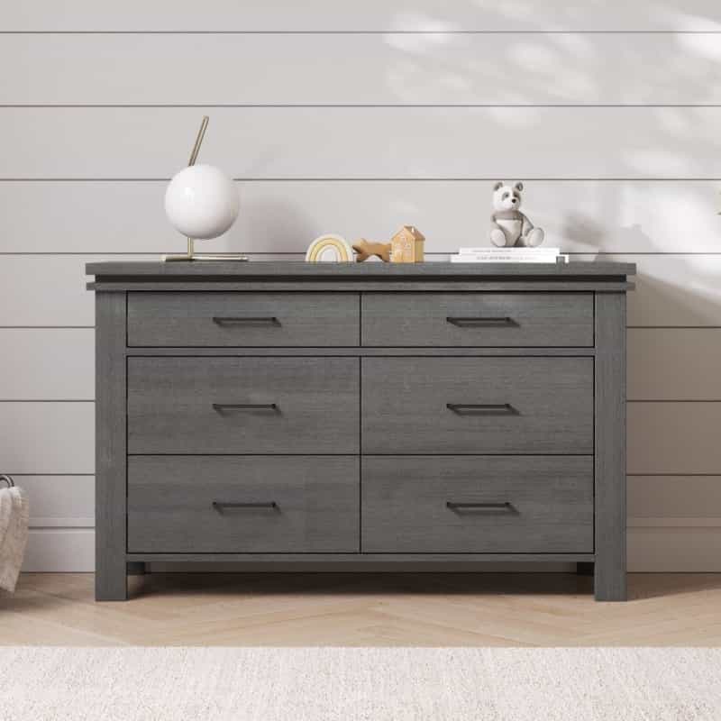 Denman Double Dresser, Midnight Gray