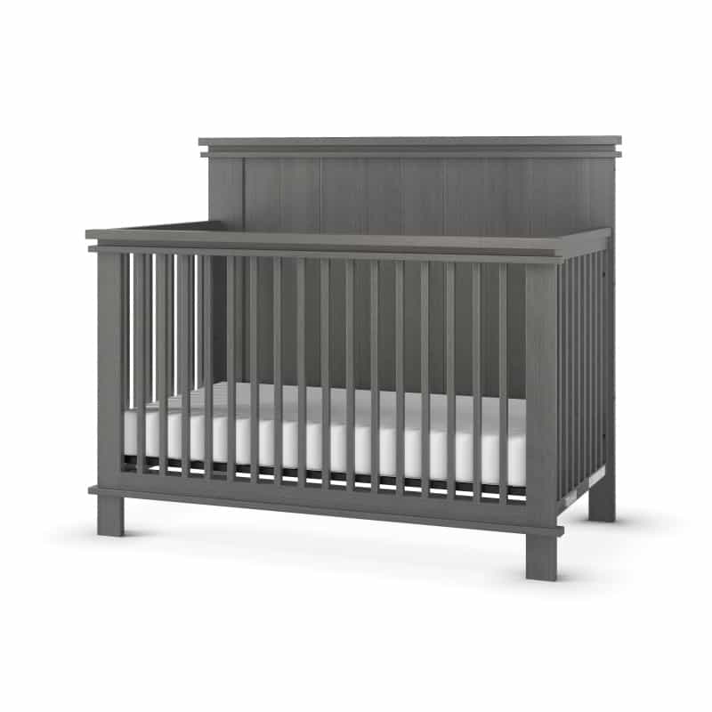 Denman 4-In-1 Convertible Crib, Midnight Gray