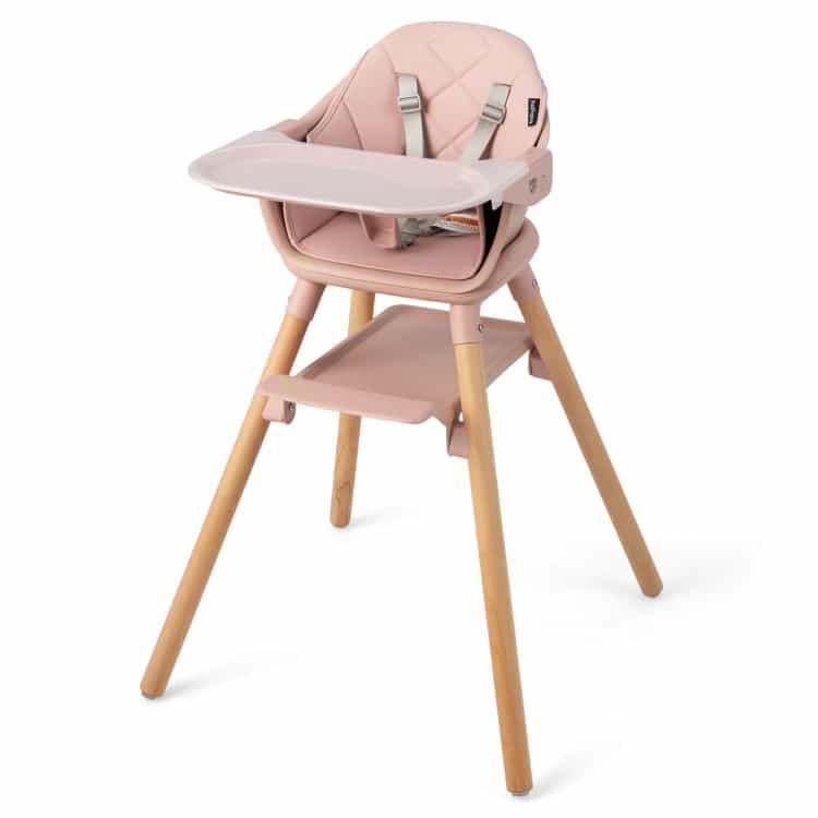 6 In 1 Convertible Highchair With Safety Harness And Removable Tray
