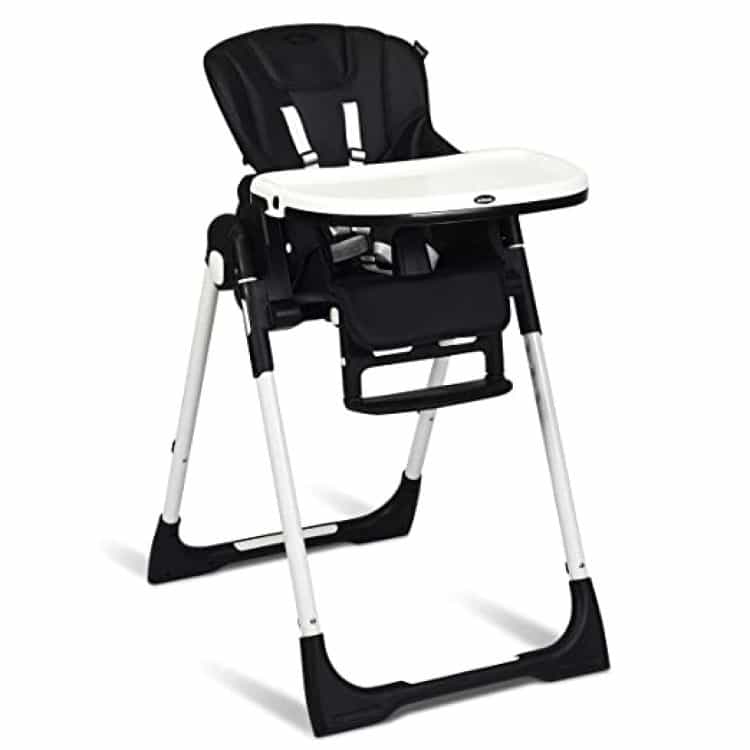 Foldable High Chair With Multiple Adjustable Backrests