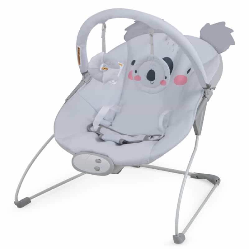Portable Baby Bouncer Infant Rocker Seat With Detachable Toy Bar