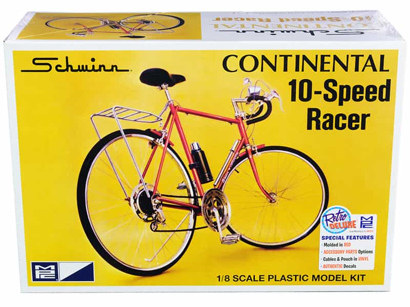 Skill 2 Model Kit Schwinn Continental 10-Speed Bicycle 1/8 Scale Model By Mpc