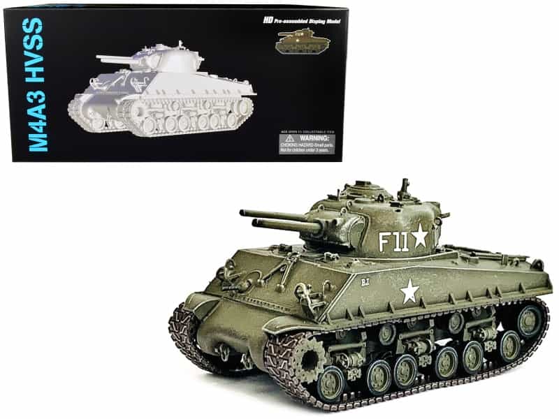 United States M4a3 Hvss Poa-Cws-H5 Flamethrower Tank Olive Drab F11 "Korea" (1951) "Neo Dragon Armor" Series 1/72 Plastic Model By Dragon Models