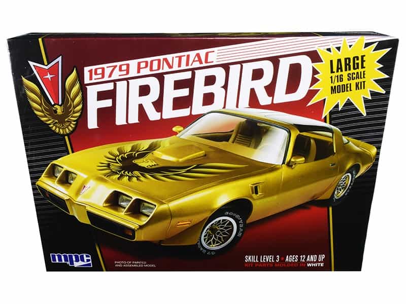 Skill 3 Model Kit 1979 Pontiac Firebird 1/16 Scale Model By Mpc