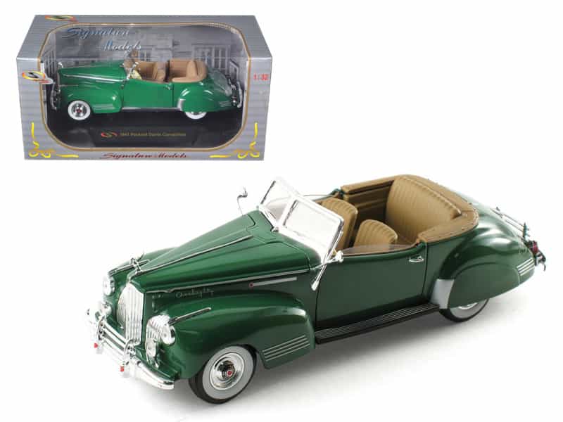 1941 Packard Darrin One Eighty Green 1/32 Diecast Car Model By Signature Models