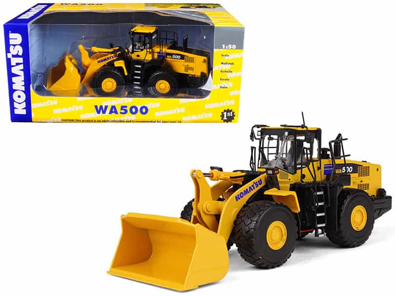 Komatsu Wa500-7 Wheel Loader 1/50 Diecast Model By First Gear
