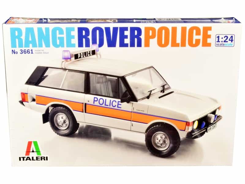 Skill 3 Model Kit Land Rover Range Rover Police 1/24 Scale Model By Italeri