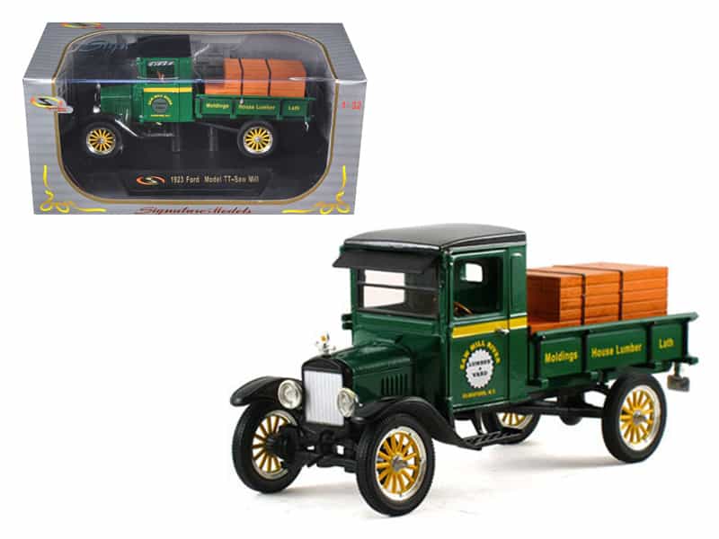 1923 Ford Model Tt Lamber Truck Green 1/32 Diecast Model Car By Signature Models