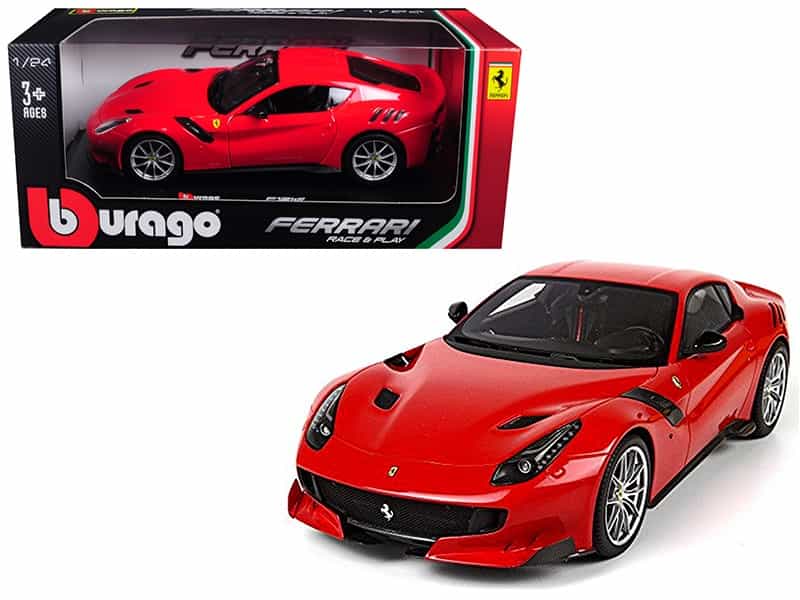 Ferrari F12 Tdf Red 1/24 Diecast Model Car By Bburago