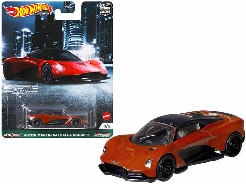 Aston Martin Valhalla Concept "Exotic Envy" Series Diecast Model Car By Hot Wheels