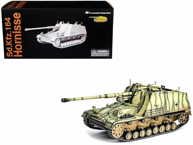 German Sd.Kfz.164 Hornisse "Nashorn" Armored Vehicle "Puma German Army" "Neo Dragon Armor" Series 1/72 Plastic Model By Dragon Models