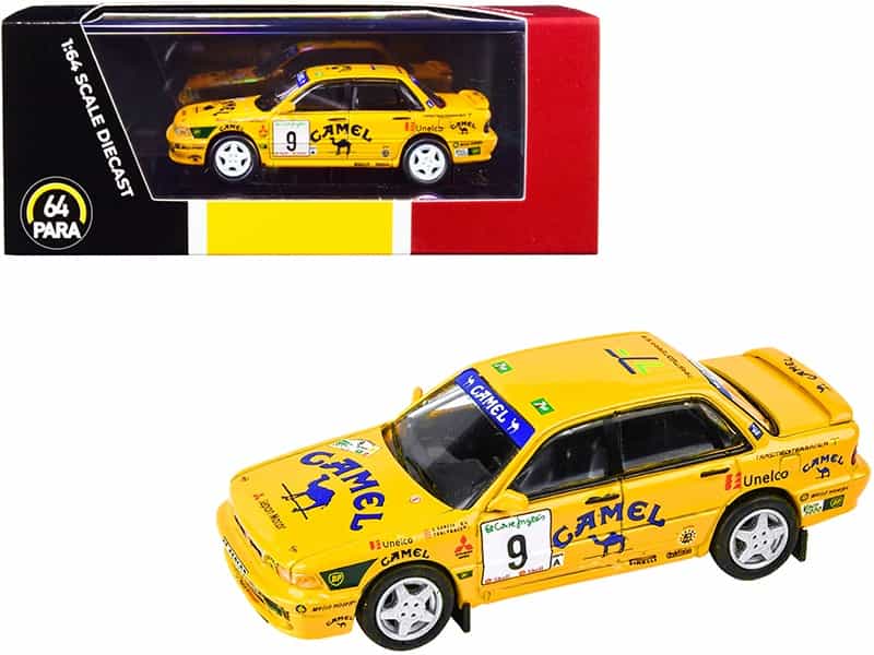 Mitsubishi Galant Vr-4 #9 S. Garcia - A. Ponce Rally El Corte Ingles (1995) 1/64 Diecast Model Car By Paragon