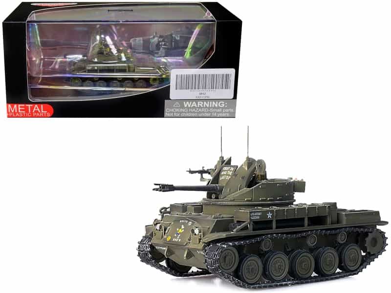 M42 Duster Self-Propelled Anti-Aircraft Gun "Delta Dud's" "Us Army - Vietnam War Ii Field Force 5Th Battalion 2Nd Field Artillery Regimen" 1/72 Diecast Model By Panzerkampf