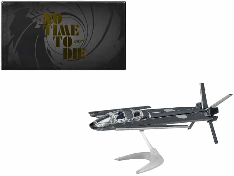 Q Glider Gray Metallic James Bond 007 "No Time To Die" (2021) Movie Diecast Model By Corgi