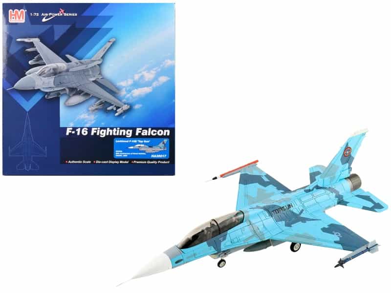 Lockheed F-16B Fighting Falcon Fighter Aircraft "Top Gun 90Th Anniversary Of Naval Aviation Nsawc" United States Navy "Air Power Series" 1/72 Diecast Model By Hobby Master