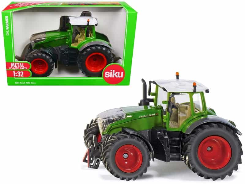 Fendt 1050 Vario Tractor Green With White Top 1/32 Diecast Model By Siku