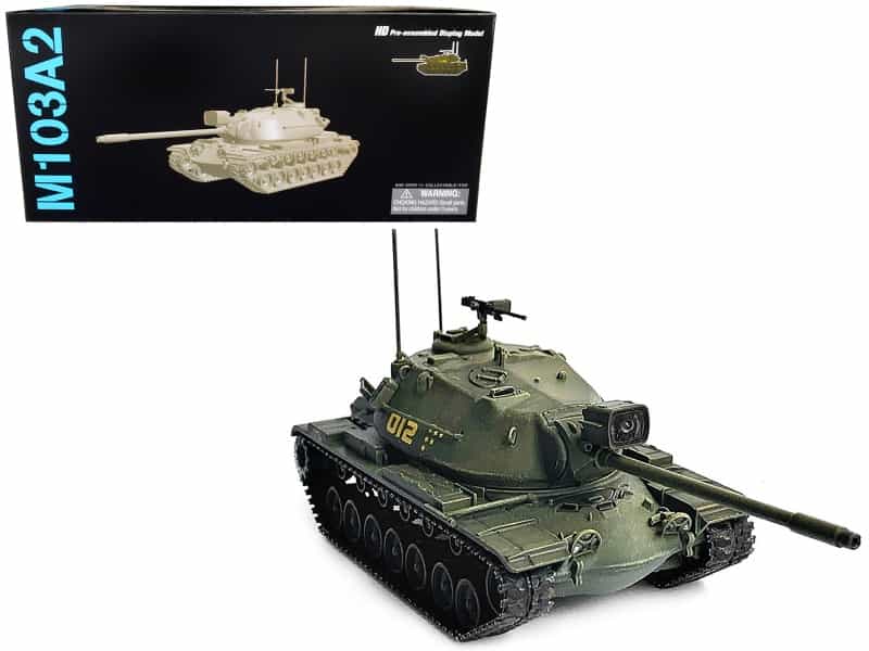 United States M103a2 Heavy Tank D12 Olive Drab "Neo Dragon Armor" Series 1/72 Plastic Model By Dragon Models