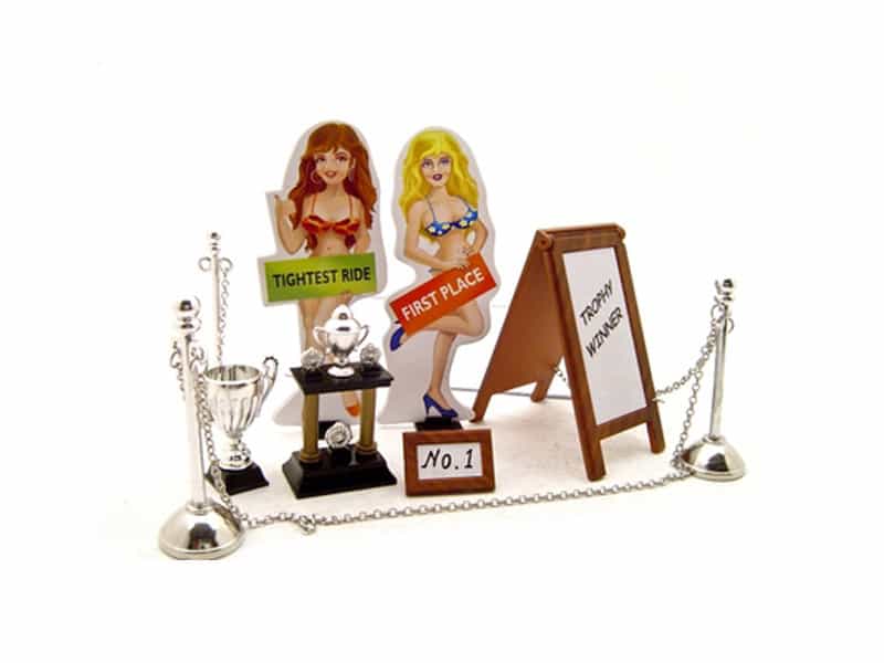 Car Show Trophy Set For 1/24 Scale Model Cars By Kinsfun