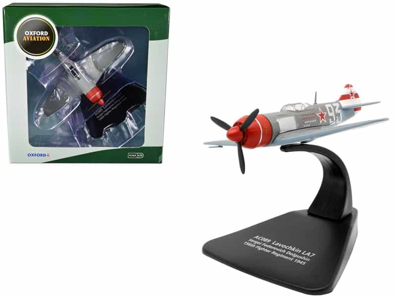 Lavochkin La7 Fighter Plane Sergei Federovich Dolgushin 156Th Fighter Regiment (1945) "Oxford Aviation" Series 1/72 Diecast Model Airplane By Oxford Diecast