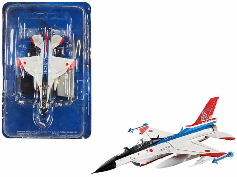 Mitsubishi F-2B Fighter Aircraft "Air Development And Test Wing 60Th Anniversary" (2015) Japan Air Self-Defense Force 1/100 Diecast Model By Hachette Collections