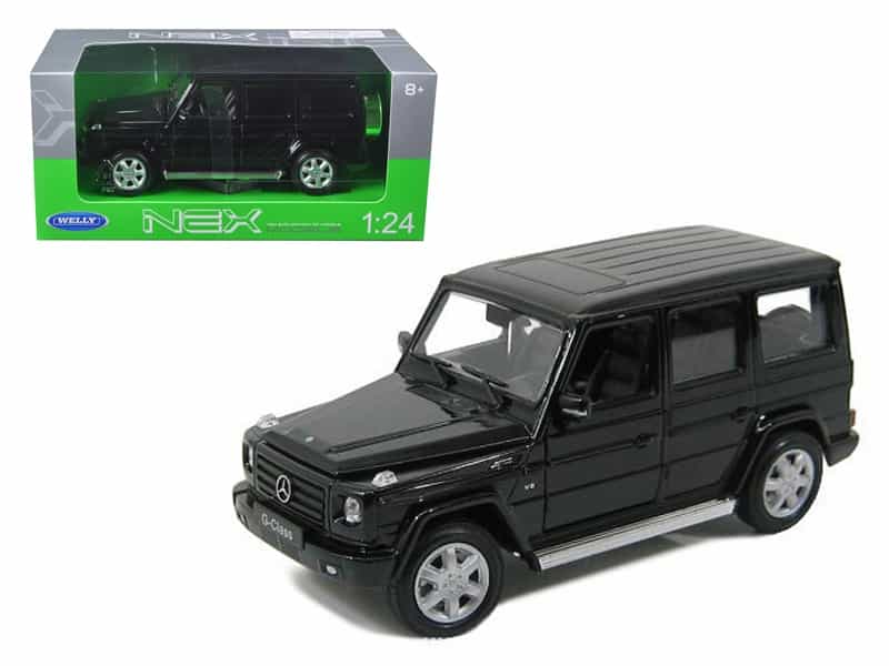 Mercedes Benz G Class Wagon Black 1/24-1/27 Diecast Model Car By Welly