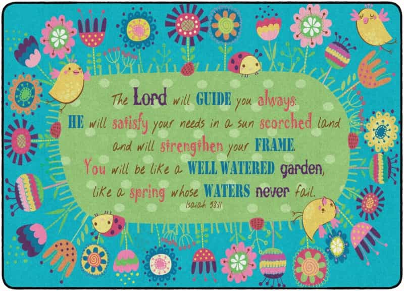 God's Garden Isaiah 58:11 6'X8'4