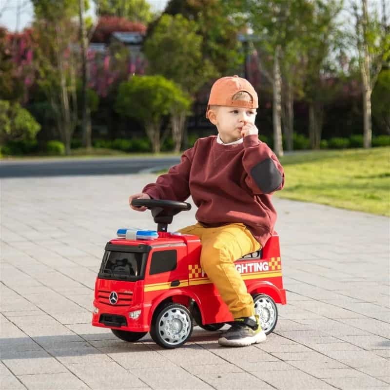 Mercedes Antos Kids' Foot To Floor Ride-On - Red