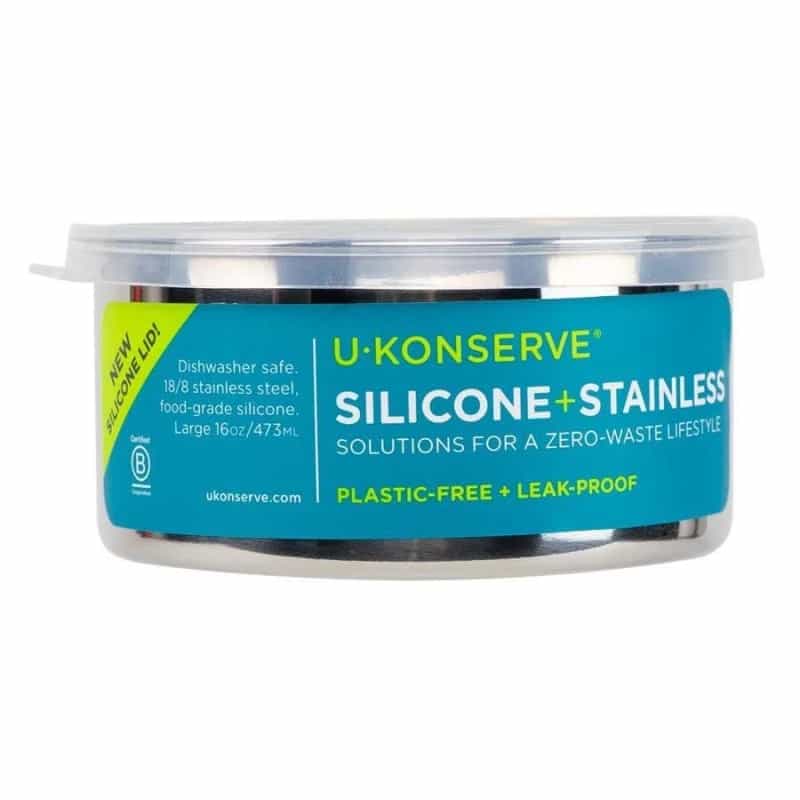 U-Konserve Round Large Stainless Steel Container 16 Oz