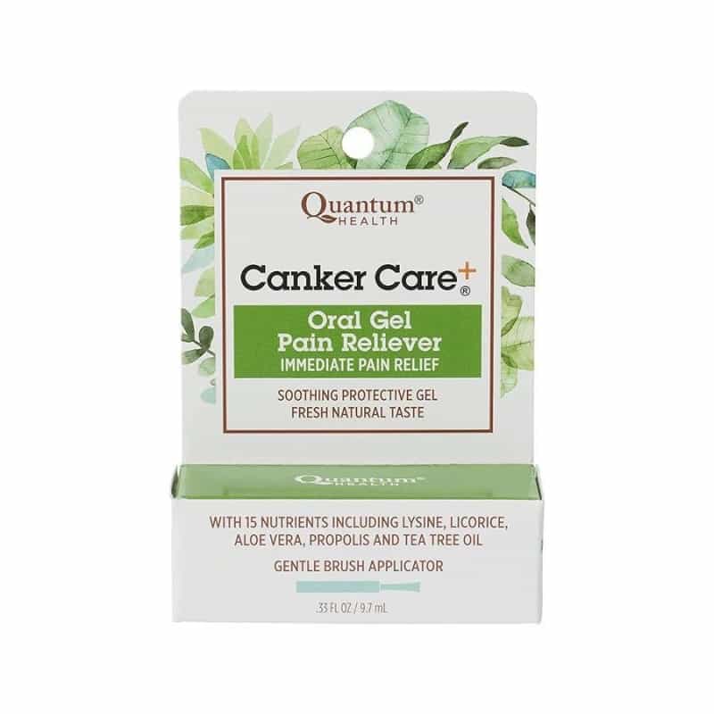 Quantum Canker Care + Herbal Canker Sore Gel 0.33 Fl. Oz