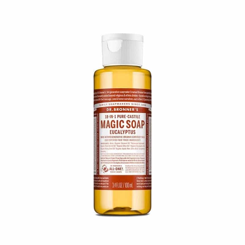 Dr. Bronner's 18-In-1 Pure Castile Eucalyptus Magic Soap 3.4 Fl. Oz