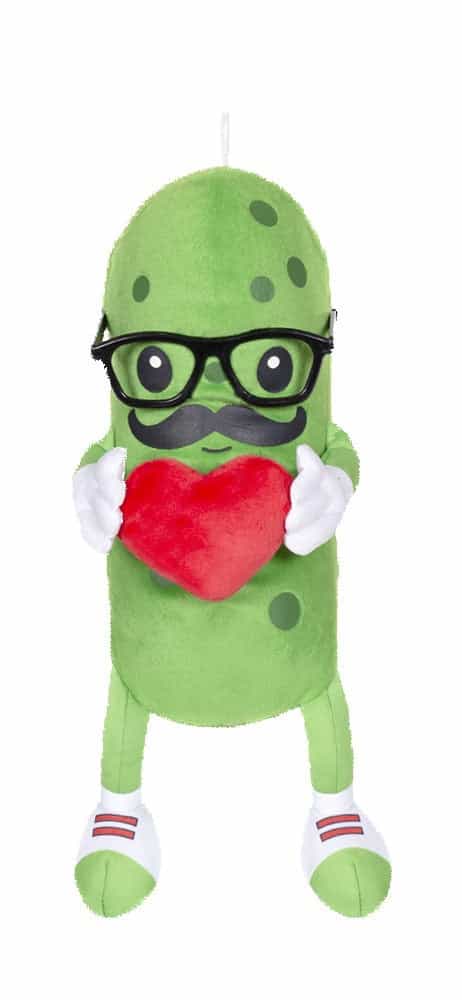 Mr. Pickle Holding Heart - 12"